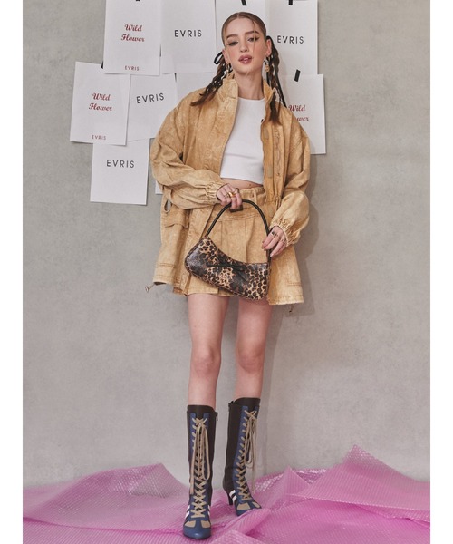 EVRIS(エヴリス)の「ワンポイントバックストラップTシャツ(Tシャツ/カットソー・レディース・レッド/ホワイト/ネイビー/ブラック・FREE)」の8枚目の写真