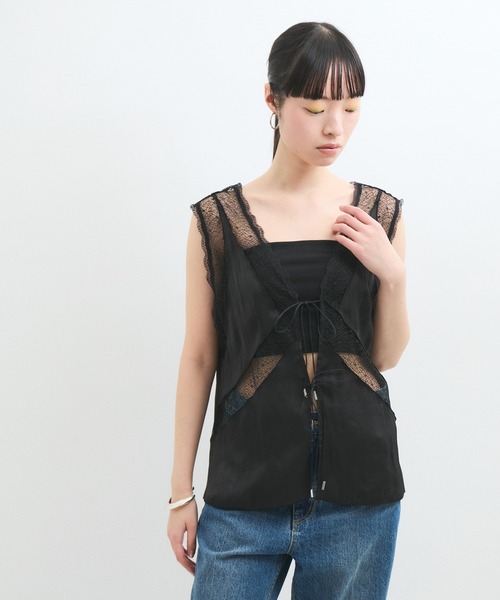 ADAM ET ROPÉ レースジレ ADAM ET ROPÉ FEMME クロシェレースジレ - メルカリ