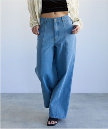 wide denim pants ワイドデニムパンツ