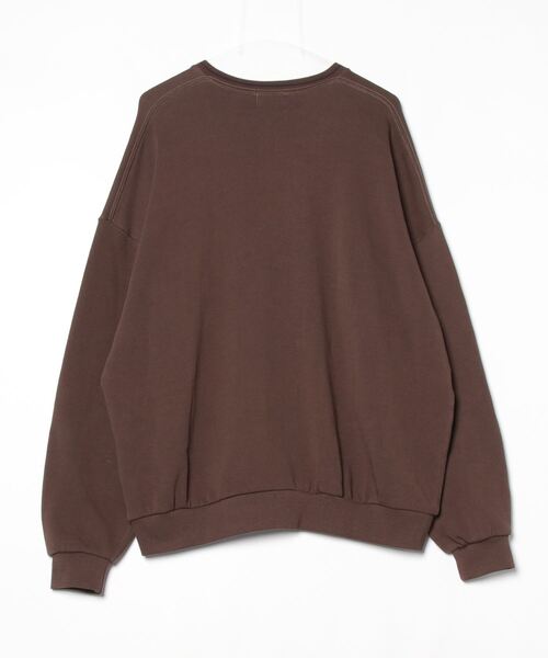 EVCON（エビコン）の「【EVCON】エビコン V NECK SWEAT（スウェット・メンズ・ブラウン・3）」の2枚目の写真