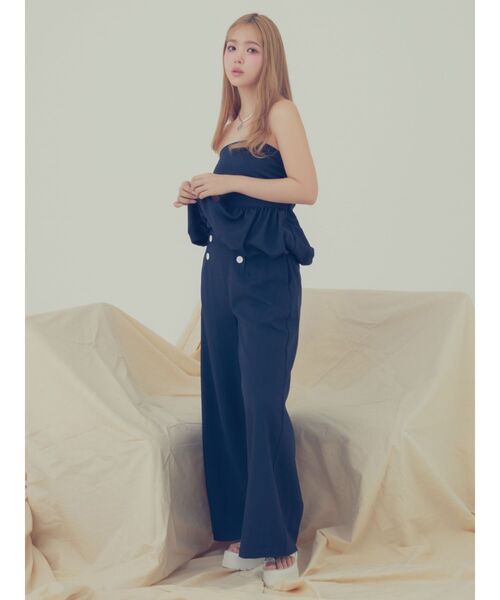 CALNAMUR（カルナムール）の「MARINE WIDE PT/マリンワイドパンツ【セットアップ着用可】（その他パンツ・レディース・グレー/ネイビー・SMALL/MEDIUM）」の14枚目の写真