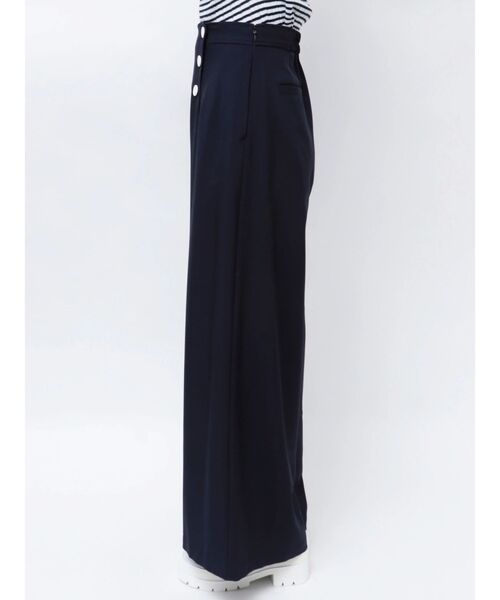 CALNAMUR（カルナムール）の「MARINE WIDE PT/マリンワイドパンツ【セットアップ着用可】（その他パンツ・レディース・グレー/ネイビー・SMALL/MEDIUM）」の4枚目の写真