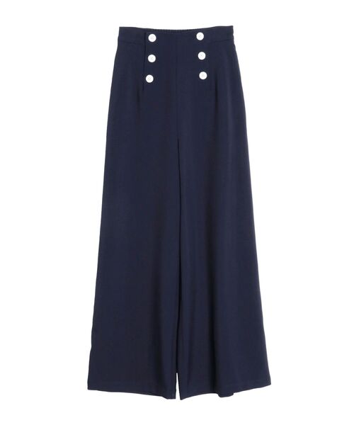 CALNAMUR（カルナムール）の「MARINE WIDE PT/マリンワイドパンツ【セットアップ着用可】（その他パンツ・レディース・グレー/ネイビー・SMALL/MEDIUM）」の2枚目の写真