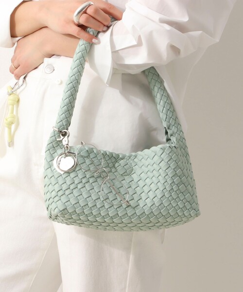 NOLLEY’S（ノーリーズ）の「メッシュ横長ワンショルダーバッグ（ショルダーバッグ・レディース・ブラック/ミント/ベージュ・FREE）」の3枚目の写真