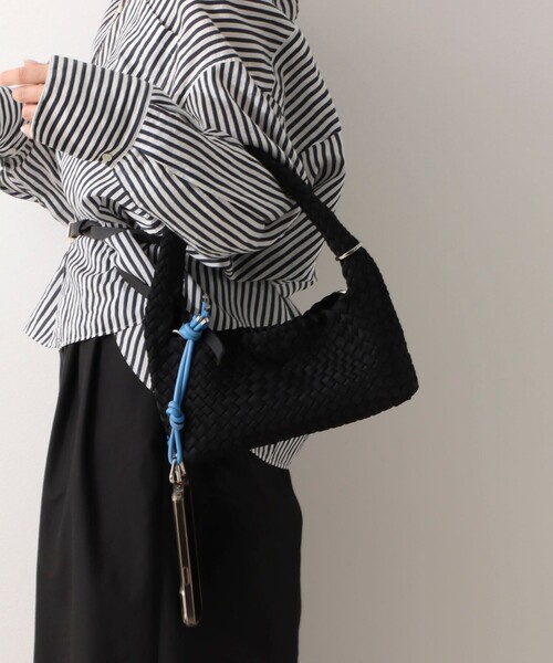 NOLLEY’S（ノーリーズ）の「メッシュ横長ワンショルダーバッグ（ショルダーバッグ・レディース・ブラック/ミント/ベージュ・FREE）」の4枚目の写真