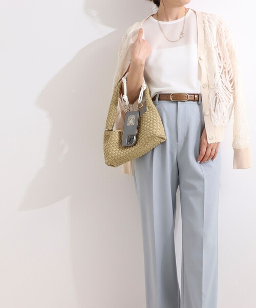 NOLLEY’S（ノーリーズ）の「メッシュ横長ワンショルダーバッグ（ショルダーバッグ・レディース・ブラック/ミント/ベージュ・FREE）」の8枚目の写真