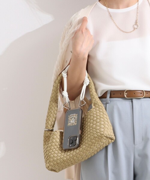 NOLLEY’S（ノーリーズ）の「メッシュ横長ワンショルダーバッグ（ショルダーバッグ・レディース・ブラック/ミント/ベージュ・FREE）」の9枚目の写真