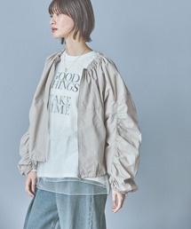 LAKOLE | 袖ボリュームナイロンブルゾン / 290772(ブルゾン)