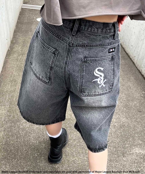 MLB】ハーフデニム BACK TO THE FIELD│SPIRALGIRL ｜スパイラル