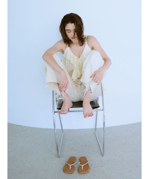 Ungrid（アングリッド）の「フラットサンダル（サンダル・レディース・シルバー/ブラック・S/M/L）」の18枚目の写真