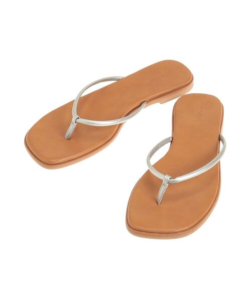 Ungrid（アングリッド）の「フラットサンダル（サンダル・レディース・シルバー/ブラック・S/M/L）」の4枚目の写真