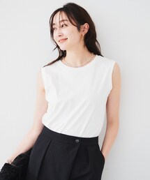 「UNTITLED」 ノースリーブブラウス 02 ブラック レディース UNTITLED 「UNTITLED」 ノースリーブブラウス 02 ブラック