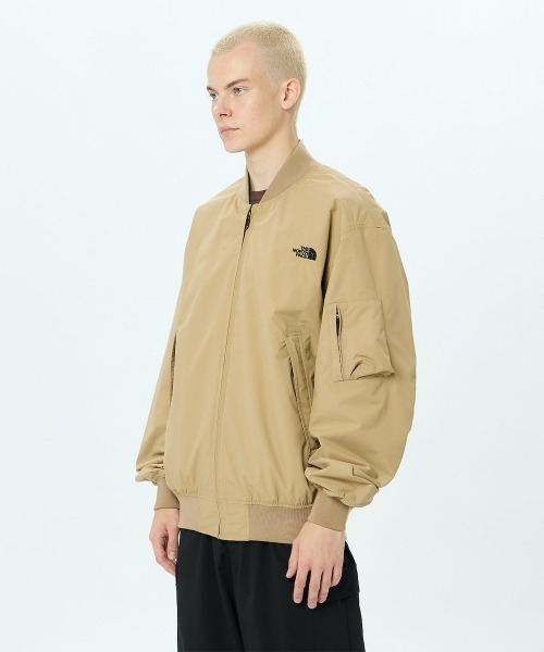 THE NORTH FACE(ザノースフェイス)の「THE NORTH FACE WP BOMBER JACKET(ザ・ノース・フェイス ウォータープルーフボンバージャケット)(ナイロンジャケット・メンズ・ベージュ系/グリーン系/ブラック・MEDIUM/SMALL/X-LARGE/LARGE)」の15枚目の写真