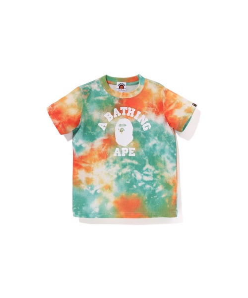 COLLEGE TIE DYE TEE（Tシャツ/カットソー）｜A BATHING APE（ア