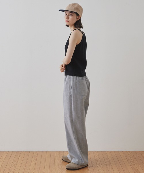 Unblend(アンブレンド)の「【Unblend】Unblend Basic カップ付き ホルターネック リブ パック タンクトップ(タンクトップ・レディース・ブラック/ホワイト/ブラウン/オレンジ・S/M)」の14枚目の写真