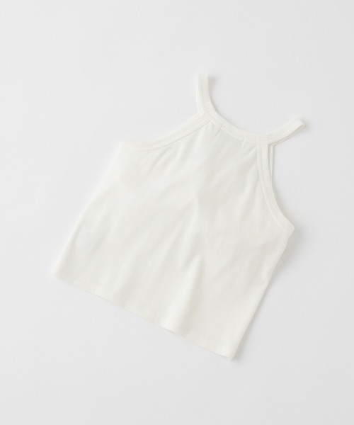 Unblend(アンブレンド)の「【Unblend】Unblend Basic カップ付き ホルターネック リブ パック タンクトップ(タンクトップ・レディース・ブラック/ホワイト/ブラウン/オレンジ・S/M)」の20枚目の写真
