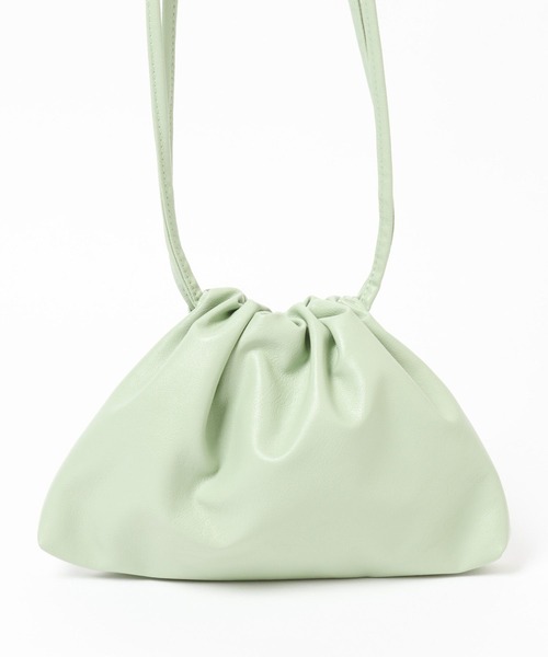 LOWRYS FARM(ローリーズファーム)の「ミニキンチャクショルダーバッグ 328507(ショルダーバッグ・レディース・ブラック/グリーン/アイボリー・FREE)」の14枚目の写真