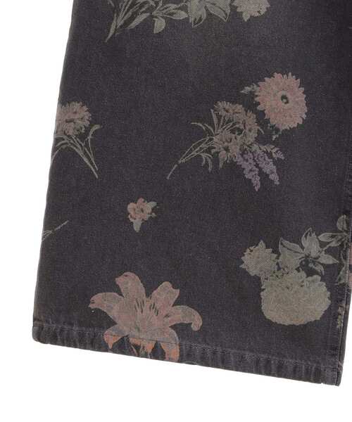 Sugar spoon(シュガースプーン)の「・SUGAR SPOON フラワーptデニムワイドパンツ(デニムパンツ・レディース・インディゴブルー/ブラック・FREE)」の14枚目の写真