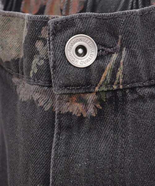 Sugar spoon(シュガースプーン)の「・SUGAR SPOON フラワーptデニムワイドパンツ(デニムパンツ・レディース・インディゴブルー/ブラック・FREE)」の15枚目の写真