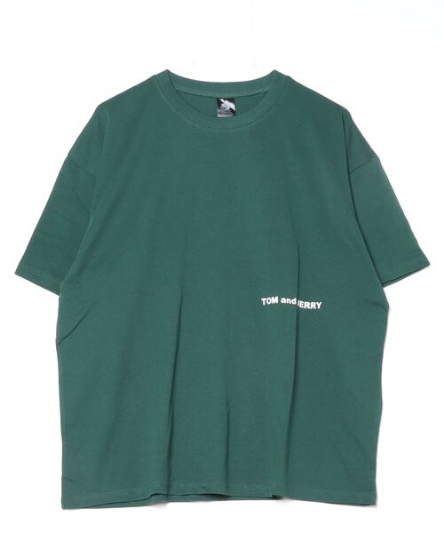 Tom&Jerry(トムアンドジェリー)の「TOM&JERRY オーバーTシャツ unisex(Tシャツ/カットソー・メンズ・モカ/ネイビー/チャコール/ベージュ/ダークグリーン系1/オレンジ/チャコールグレー/ホワイト系3/オフホワイト/ダークグリーン/杢グレー/ネイビー系1/ブラック系1/ブラック/ホワイト系1/ホワイト系2・M/L/XL)」の13枚目の写真