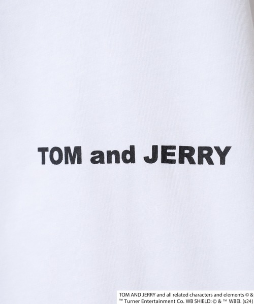Tom&Jerry(トムアンドジェリー)の「TOM&JERRY オーバーTシャツ unisex(Tシャツ/カットソー・メンズ・モカ/ネイビー/チャコール/ベージュ/ダークグリーン系1/オレンジ/チャコールグレー/ホワイト系3/オフホワイト/ダークグリーン/杢グレー/ネイビー系1/ブラック系1/ブラック/ホワイト系1/ホワイト系2・M/L/XL)」の22枚目の写真