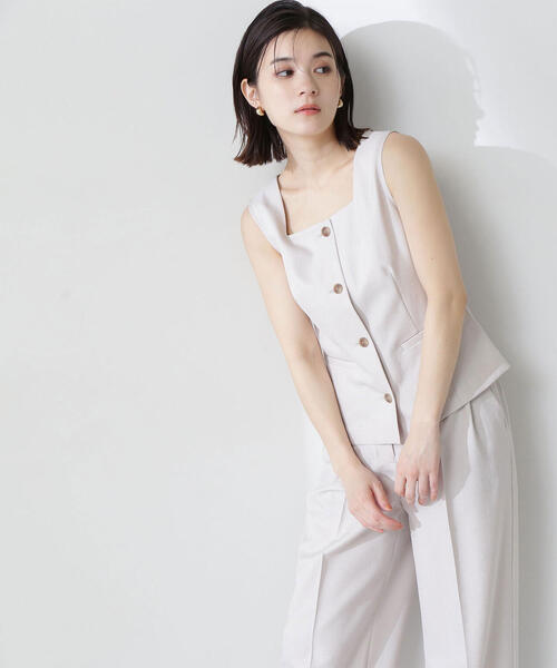 【未使用に近い】NATURAL BEAUTY BASIC〈定価19,800円〉 バイカラーメタルポイントニット(506363749) | ナチュラル