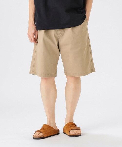 B:MING by BEAMS（ビーミングバイビームス）の「【3色展開】ベーシック チノ ショーツ（その他パンツ・メンズ・ブラック/ベージュ/ネイビー・S/M/L/XL）」の2枚目の写真