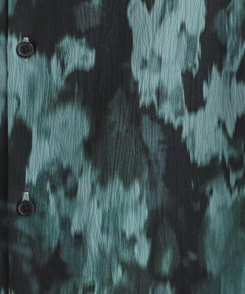 tk.TAKEO KIKUCHI（ティーケータケオキクチ）の「楊柳ブラープリントシャツ（シャツ/ブラウス・メンズ・ネイビー系3/ブラック系3/グリーン系4・01/02/03）」の8枚目の写真
