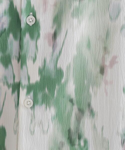 tk.TAKEO KIKUCHI（ティーケータケオキクチ）の「楊柳ブラープリントシャツ（シャツ/ブラウス・メンズ・ネイビー系3/ブラック系3/グリーン系4・01/02/03）」の20枚目の写真