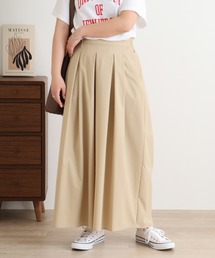 EGLANTINE ボックスフレアーワイドタックパンツ