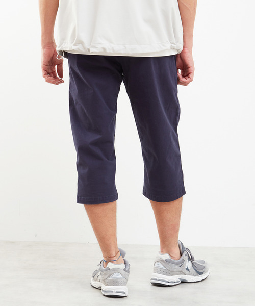 MEN'S MELROSE(メンズメルローズ)の「【Gramicci/グラミチ】ストレッチツイルミドルカットパンツ | GMP4-SJP06(デニムパンツ・メンズ・ブラック/アイボリー/ネイビー・3/4/5)」の5枚目の写真