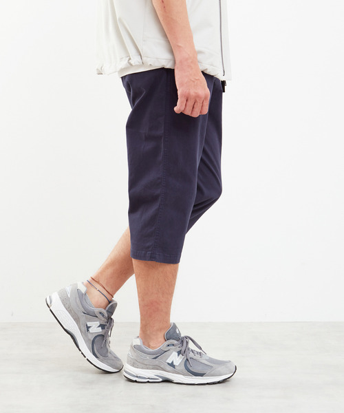 MEN'S MELROSE(メンズメルローズ)の「【Gramicci/グラミチ】ストレッチツイルミドルカットパンツ | GMP4-SJP06(デニムパンツ・メンズ・ブラック/アイボリー/ネイビー・3/4/5)」の6枚目の写真