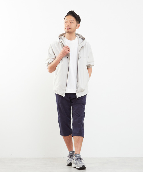 MEN'S MELROSE(メンズメルローズ)の「【Gramicci/グラミチ】ストレッチツイルミドルカットパンツ | GMP4-SJP06(デニムパンツ・メンズ・ブラック/アイボリー/ネイビー・3/4/5)」の21枚目の写真