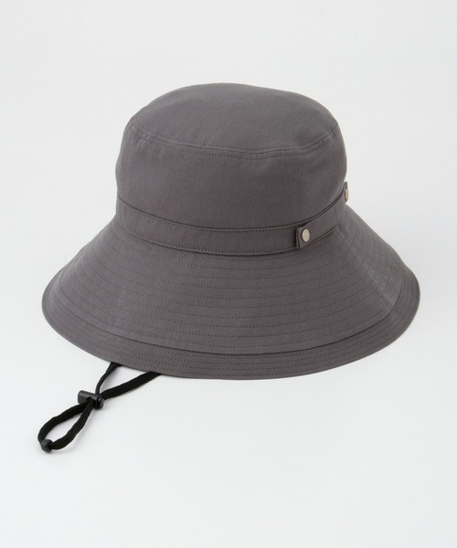 Honeys（ハニーズ）の「【ＵＶカット】洗える折りたたみつば広帽（ハット・レディース・ブラック/ライトグレー/ベージュ/スミクロ/アイボリー・FREE）」の20枚目の写真