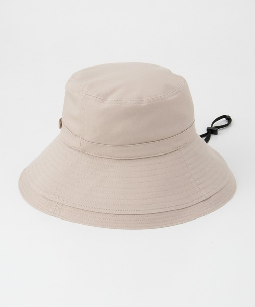 Honeys（ハニーズ）の「【ＵＶカット】洗える折りたたみつば広帽（ハット・レディース・ブラック/ライトグレー/ベージュ/スミクロ/アイボリー・FREE）」の17枚目の写真