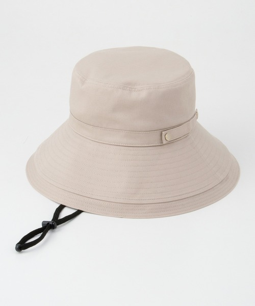 Honeys（ハニーズ）の「【ＵＶカット】洗える折りたたみつば広帽（ハット・レディース・ブラック/ライトグレー/ベージュ/スミクロ/アイボリー・FREE）」の16枚目の写真