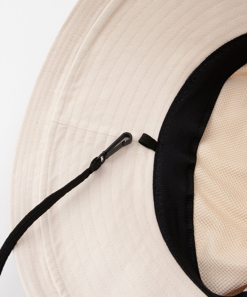 Honeys（ハニーズ）の「【ＵＶカット】洗える折りたたみつば広帽（ハット・レディース・ブラック/ライトグレー/ベージュ/スミクロ/アイボリー・FREE）」の10枚目の写真