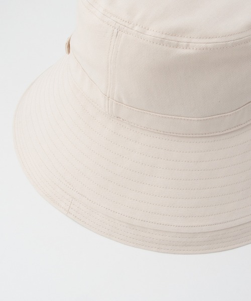 Honeys（ハニーズ）の「【ＵＶカット】洗える折りたたみつば広帽（ハット・レディース・ブラック/ライトグレー/ベージュ/スミクロ/アイボリー・FREE）」の8枚目の写真