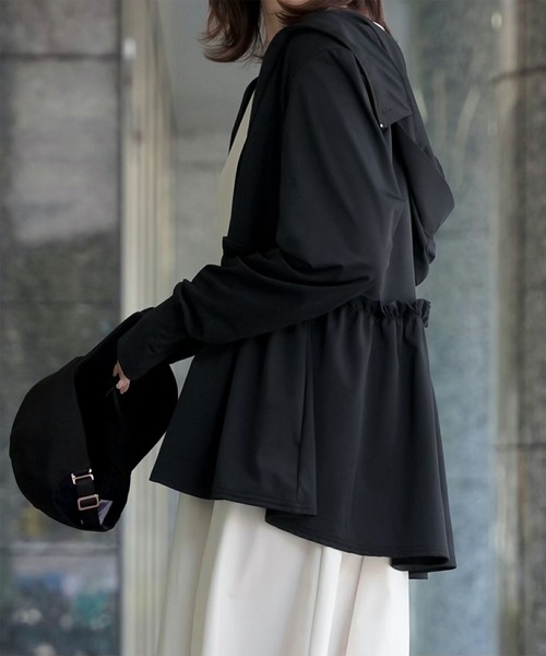 UVカット ペプラム パーカー HUIT（パーカー）｜HUIT bouquet