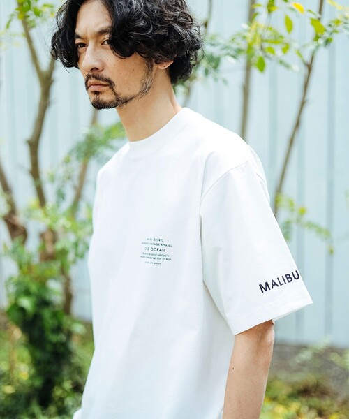 MALIBU SHIRTS(マリブシャツ)の「【別注】MALIBU SHIRTS / スリーブプリント Tシャツ(Tシャツ/カットソー・メンズ・ホワイト/ブラック・S/M/L/XL)」の17枚目の写真