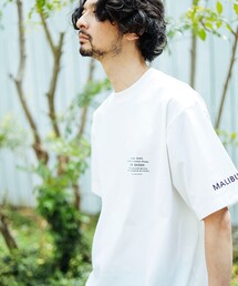 MALIBU SHIRTS | 【別注】MALIBU SHIRTS / スリーブプリント Tシャツ(Tシャツ/カットソー)