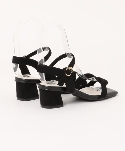 Launa lea(ラウナレア)の「5cmヒールアシメトリックストラップサンダル(0602)(サンダル・レディース・ベージュ/ブラック/ライトピンク/ナチュラル・S/M/L/LL)」の13枚目の写真