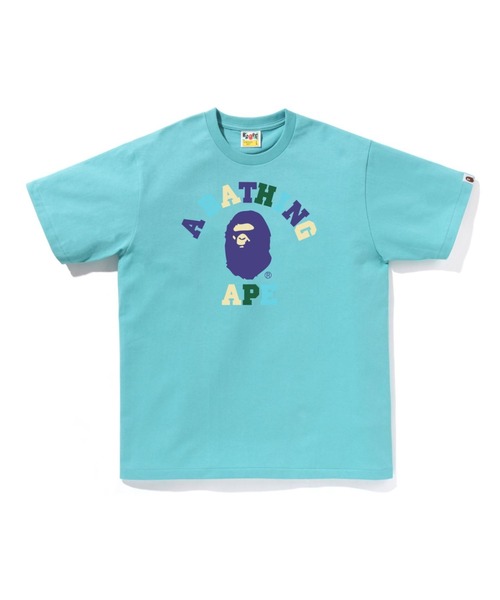 NEW【A BATHING APE】COLORS COLLEGE TEE Tシャツ COLORS COLLEGE TEE(Tシャツ/カットソー)|A BATHING APE(ア