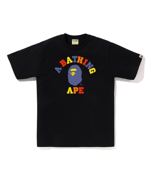 定番【A BATHING APE】COLLEGE TEE Tシャツ 直営店ショッパー付 定番【A BATHING APE】COLLEGE TEE Tシャツ 直営店ショッパー付
