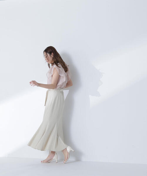 NATURAL BEAUTY BASIC(ナチュラルビューティーベーシック)の「◇ベルテッドマーメイドスカート(スカート・レディース・グレー/ベージュ/ネイビー・SMALL/MEDIUM/P/S)」の20枚目の写真