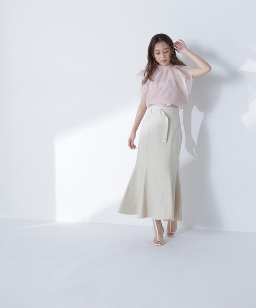 NATURAL BEAUTY BASIC(ナチュラルビューティーベーシック)の「◇ベルテッドマーメイドスカート(スカート・レディース・グレー/ベージュ/ネイビー・SMALL/MEDIUM/P/S)」の21枚目の写真