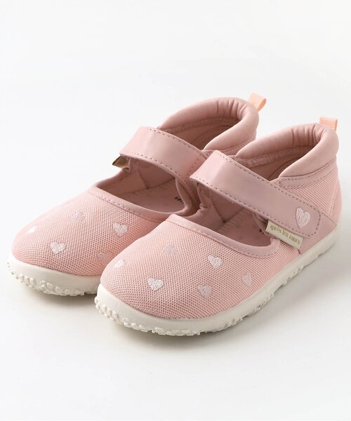 apres les cours（アプレレクール）の「ハート刺繍水抜きサンダル（サンダル・キッズ・ピンク/キナリ・19/18/17/16/15 /14）」の13枚目の写真