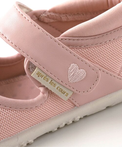 apres les cours（アプレレクール）の「ハート刺繍水抜きサンダル（サンダル・キッズ・ピンク/キナリ・19/18/17/16/15 /14）」の17枚目の写真