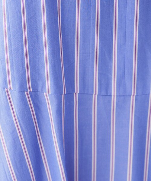 UNTITLED(アンタイトル)の「【後ろウエストゴム/マーメイド】ストライプフレアスカート(スカート・レディース・ブルー系2/ベージュ系その他6/ブラウン系その他4・00/01/48/50/44/46/04/42/02/03)」の18枚目の写真