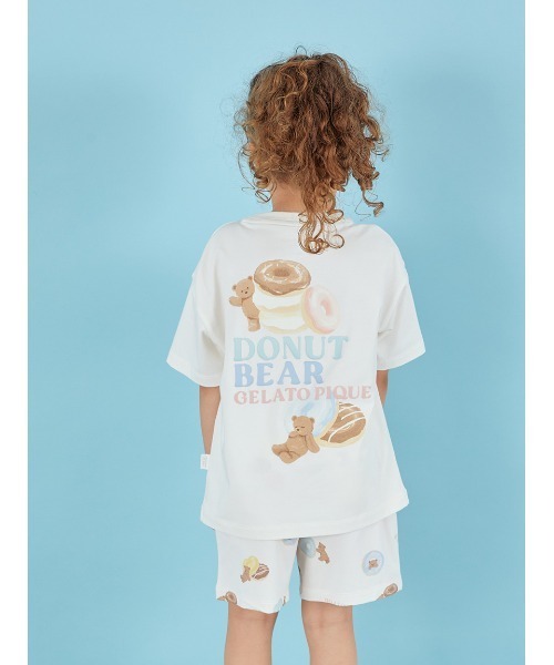 ジェラートピケ gelato pique ドーナツベアワンポイントTシャツ